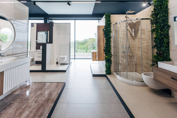 istock Bathrooms in showroom 1536447893
