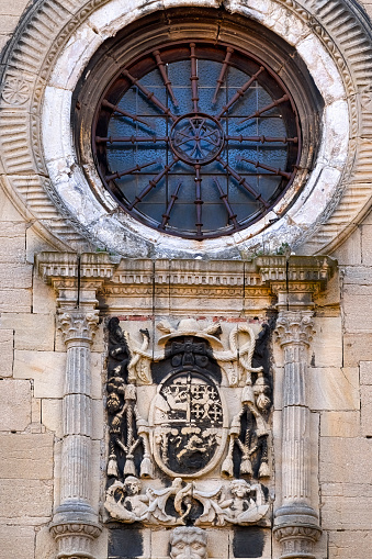 Architectural feature in the city of Oviedo, Spain