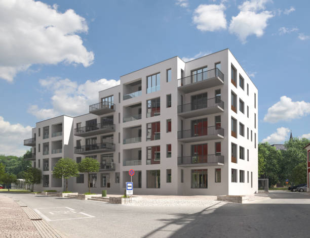 istock Modern apartment house 1536513283