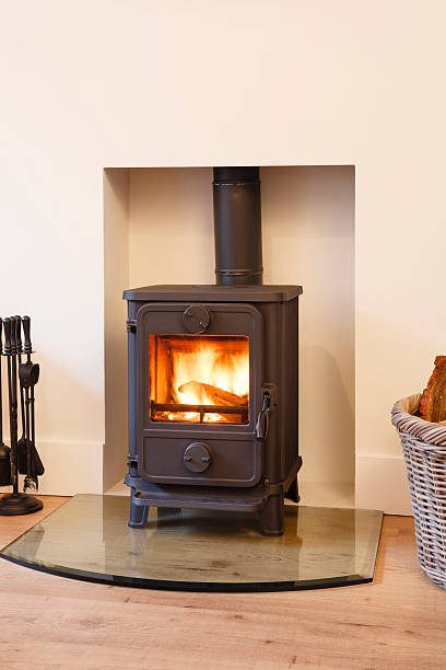 istock Wood burning stove 153653477
