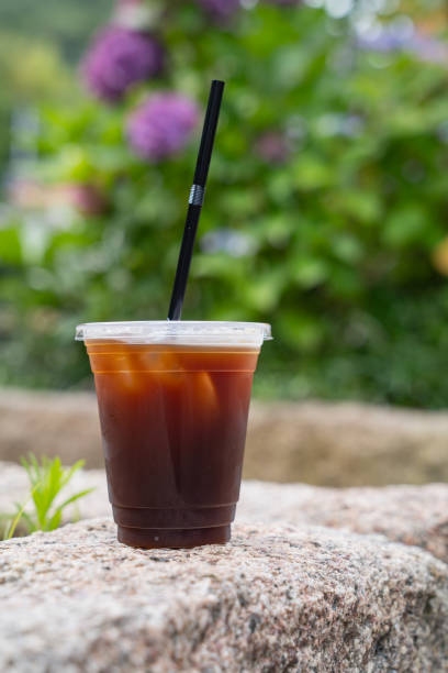 istock Hydrangeas and iced coffee in the park 1536568170