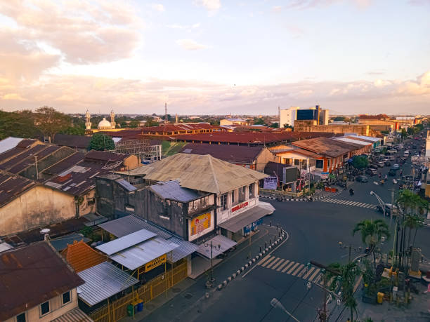 istock Evening view at summer in citizen residence in lombok regency 1536593289