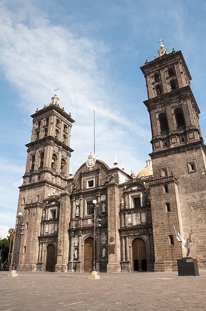 istock Cathedral of Puebla, Mexico 153661742