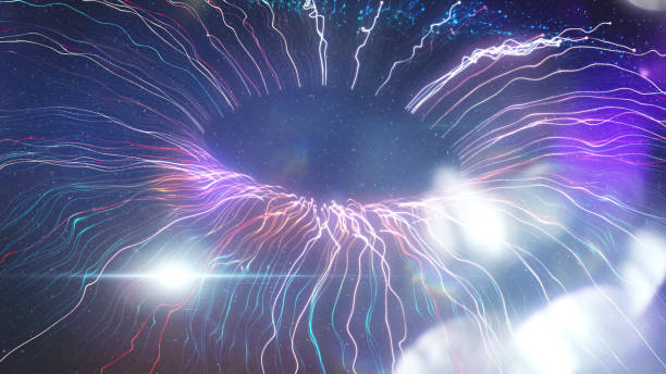 istock 4K Resolution of Digital Eye Wave Lines Stock Background 1536630702