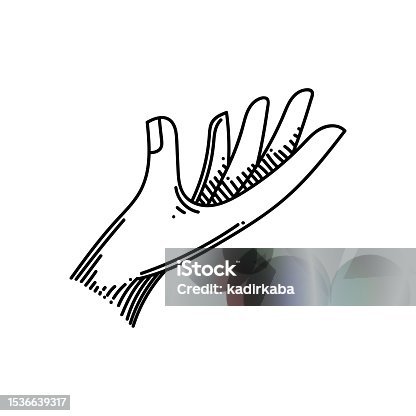 istock Hand Line icon, Sketch Design, Pixel perfect, Editable stroke. Logo, Sign, Symbol. 1536639317
