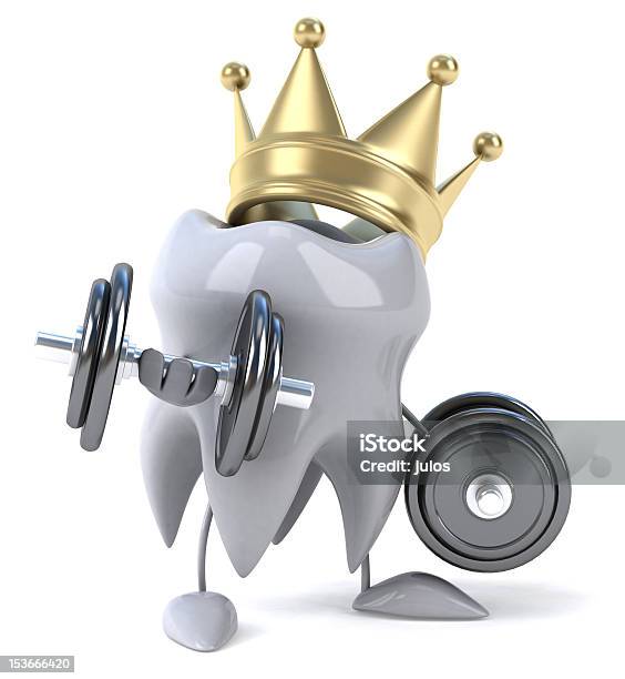 Fun Tooth Stock Photo - Download Image Now - Gym, Tooth Crown, Anaerobic Exercise