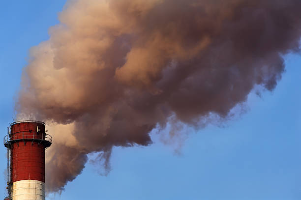 istock Toxic cloud from industrial chimney 153669275