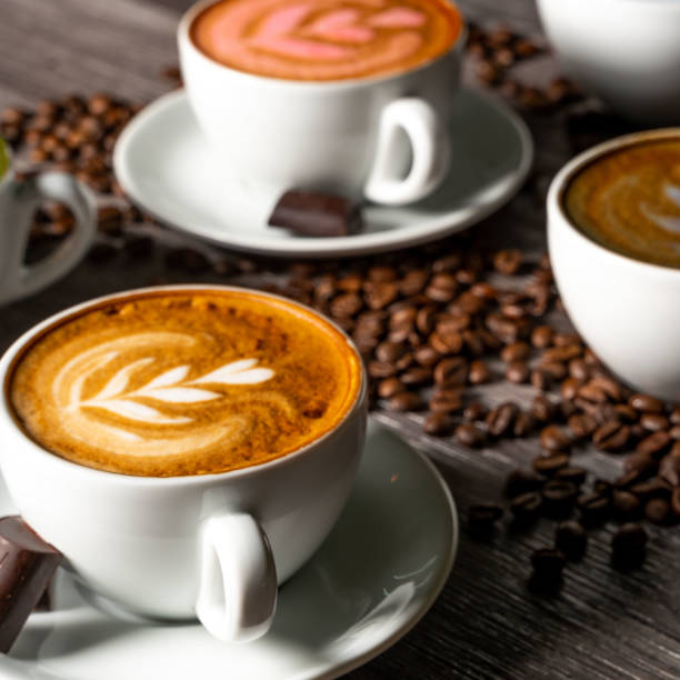 istock Italian cappuccino with milk cream and decorations 1536723860