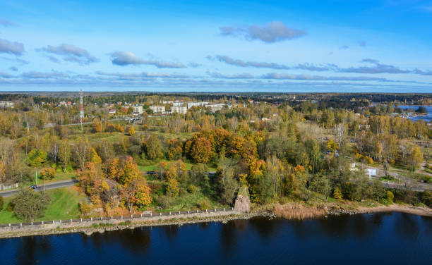 istock Autumn scenery of Vyborg, Russia 1536743256