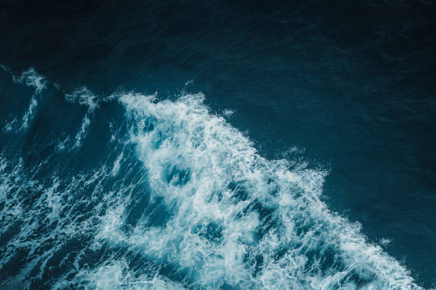 istock View from above turquoise ocean waves background. 1536752881