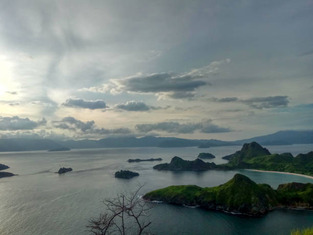 istock selective focus, natural view of an island against a clear sky. 1536832490