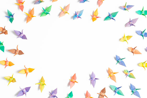 istock Colorful paper birds 153683703