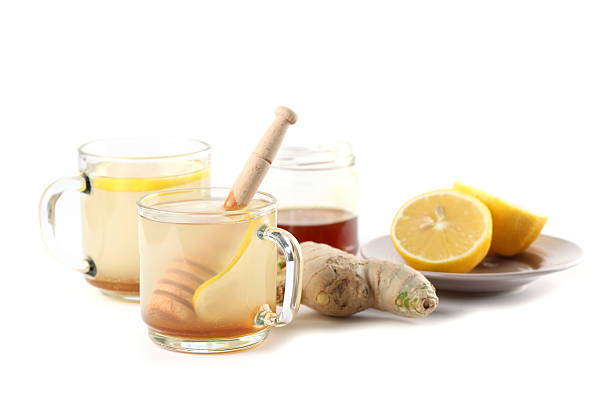 istock Ginger tea with honey and lemon 153684790