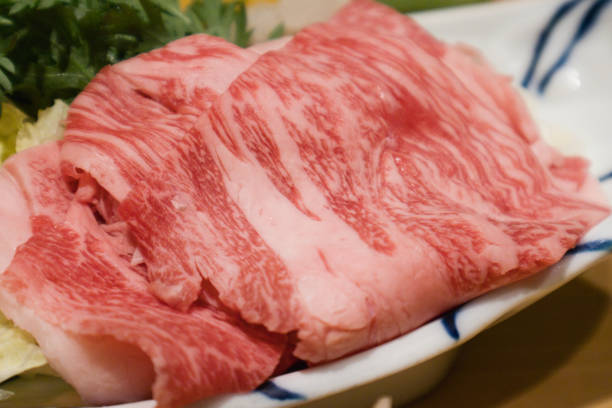 istock Gorgeous and delicious marbled wagyu beef 1536850899