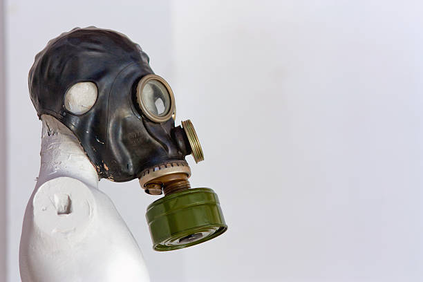 istock Gas Mask on a White Background 153686525