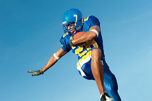 istock Football player in game action 153687116
