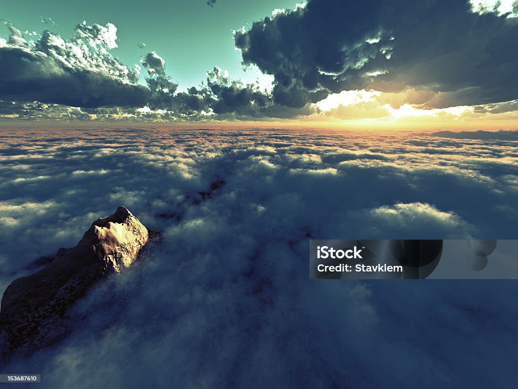 구름 위 아름다운 - 로열티 프리 구름 스톡 사진