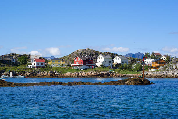 istock Norwegian village island 153688375