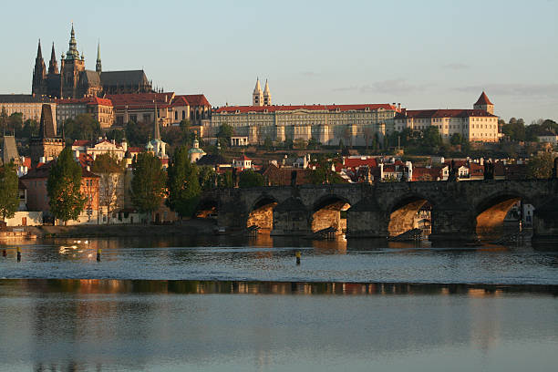 istock Prague Castle from the Vltava 153688784