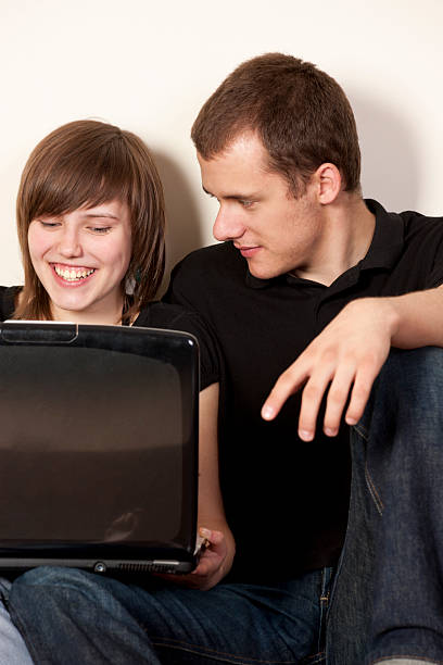 istock Couple with laptop 153688803