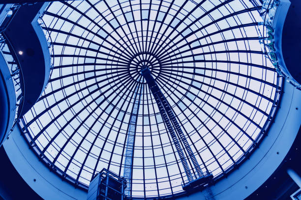 istock Modern abstract architecture and details background with metal and glass 1536890410