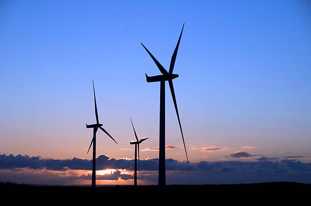 Windfarm stock photo