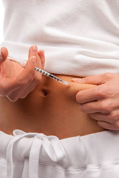 istock Diabetes patient making insulin injection 153690221