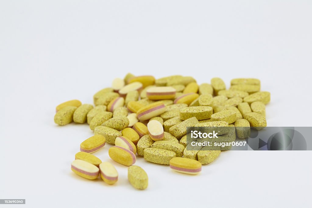Integratore alimentare pillole - Foto stock royalty-free di Accudire