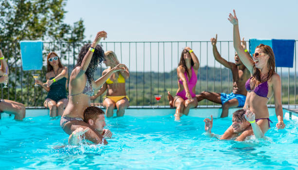 istock Young People On A Pool Party 1536905843