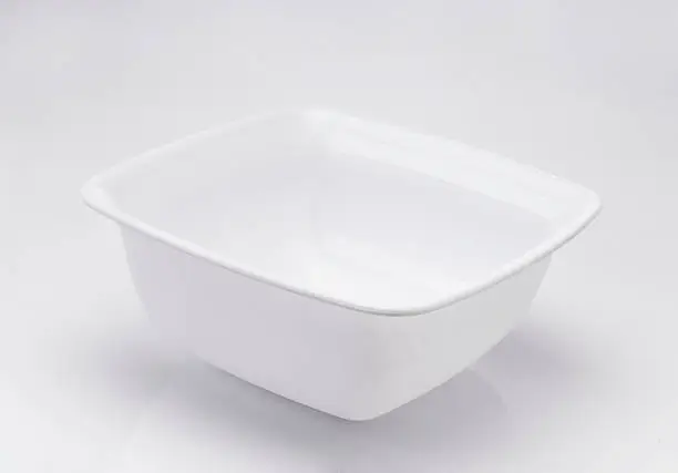 white serving bowl for fruits and other stuff