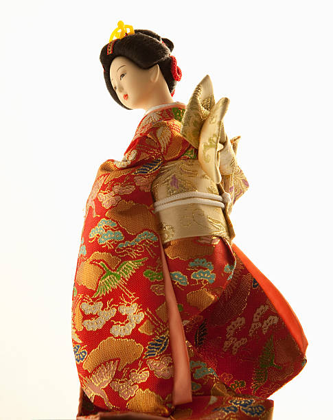istock Japanese geisha doll 153690953