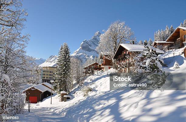 Braunwald Berühmten Schweizer Ski Resort Stockfoto und mehr Bilder von Alpen - Alpen, Baum, Bauwerk