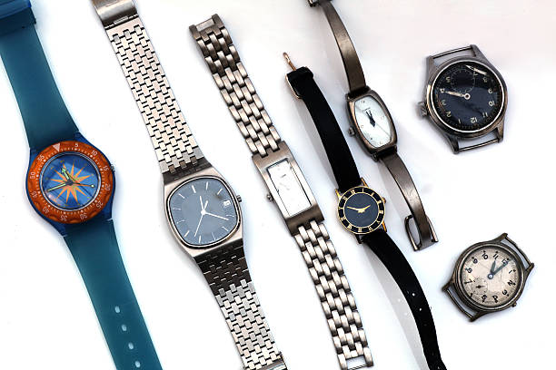 istock Old wrist watches 153691399