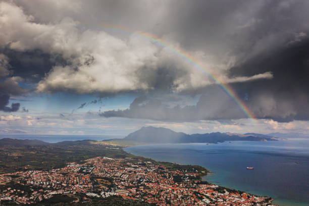 Rare nature phenomenon over Datça peninsula, Muğla