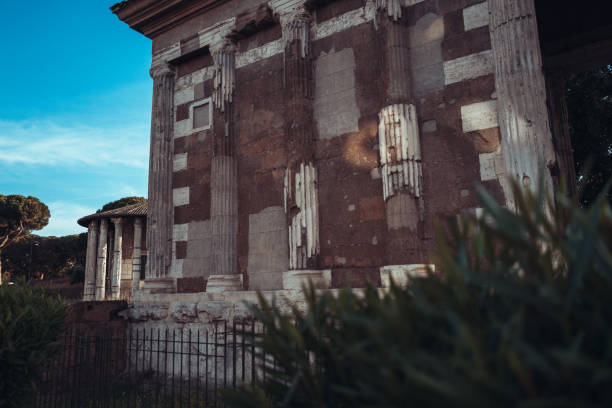 The Temple of Portunus (Tempio di Portuno) or Temple of Fortuna Virilis in Rome is a neglected ancient Roman masterpiece lying near the Tiber river and Isola Tiberina