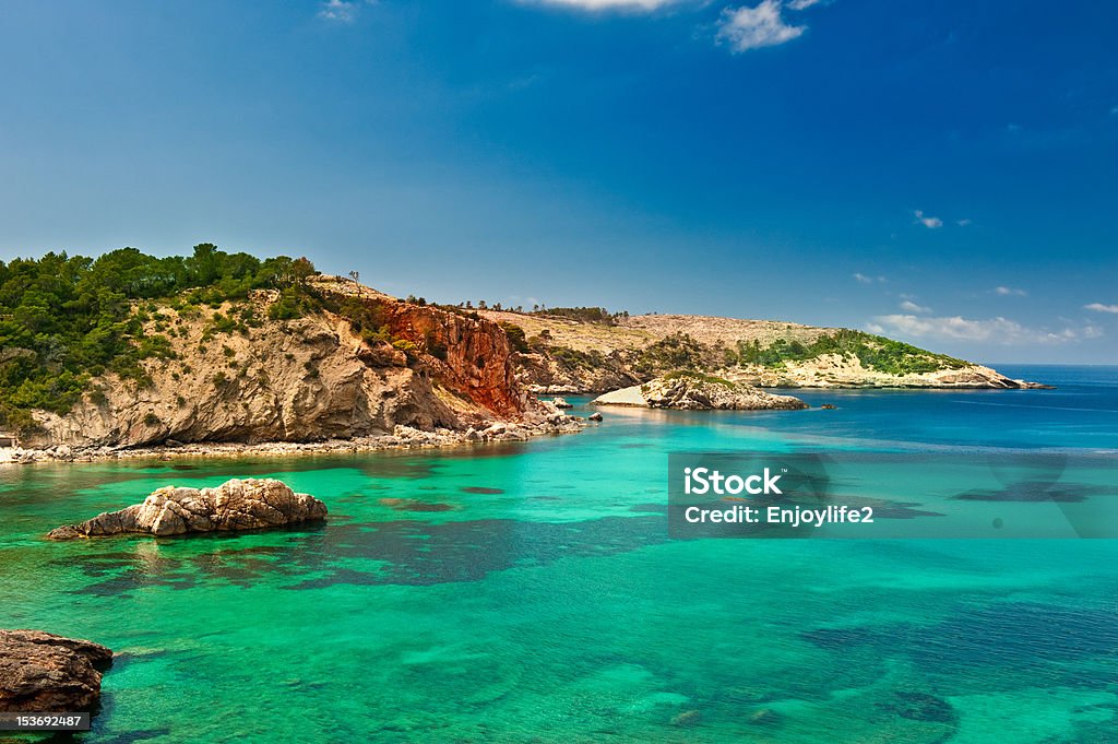 Cala Xarraca, Ibiza, Spagna - Foto stock royalty-free di Cala Xarraca