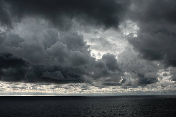 istock heavy prestorm Black sea cloudscape 153694142