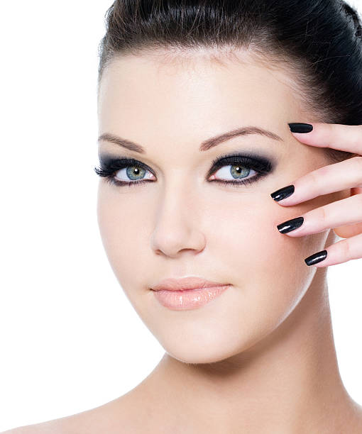 istock Woman's face with glamour make-up 153694169