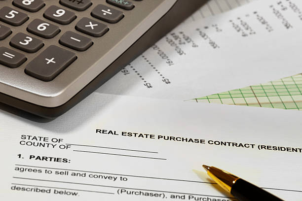 istock Legal Form - Real Estate Purchase Contract 153694180