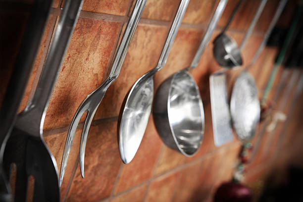 istock Set of kitchen utensils close-up 153694613