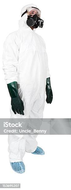 Biohazard Man Stock Photo - Download Image Now - Adult, Adults Only, Bag