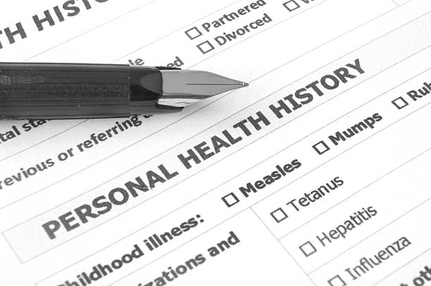 istock Personal health history form 153695449