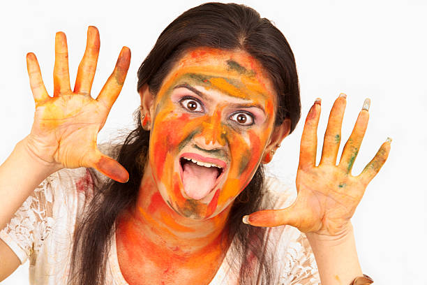 Face Colors stock photo