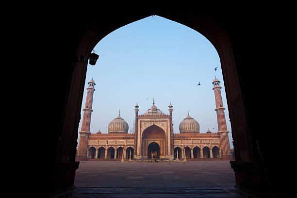 istock Jama Masjid Delhi Main Mosque Arch 153696500
