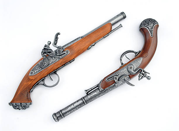 istock Antique Pirate Pistols 153696699