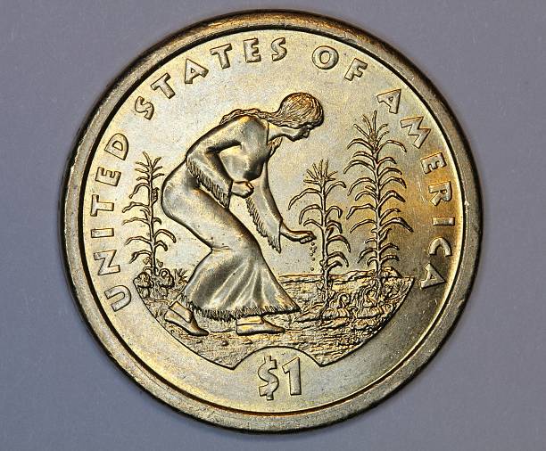 ドル米国硬貨 - pocahontas ストックフォトと画像