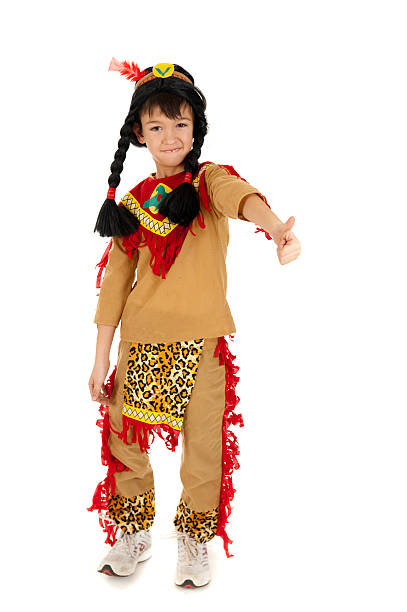 リトルインドの少年 - indian costume ストックフォトと画像