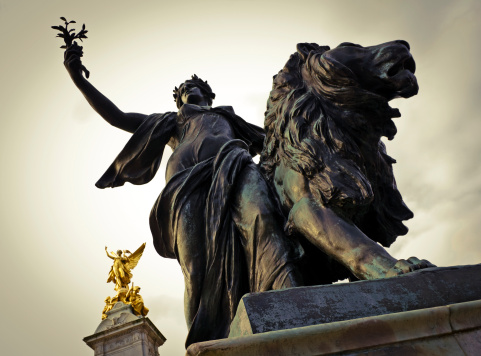 Victoria Monument Memorial outside Buckingham Palace, London