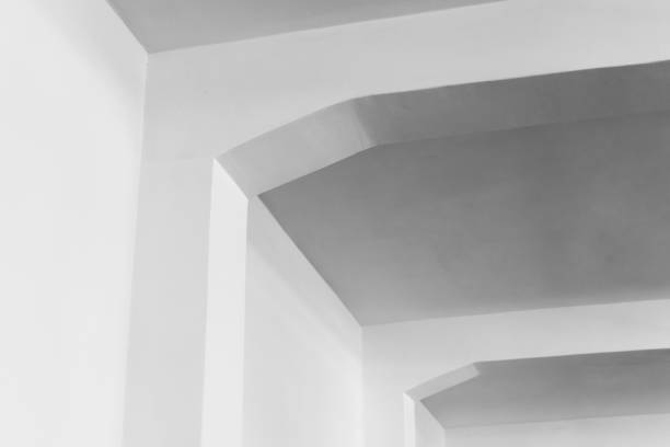 istock Abstract white minimalist architecture photo background 1536977999