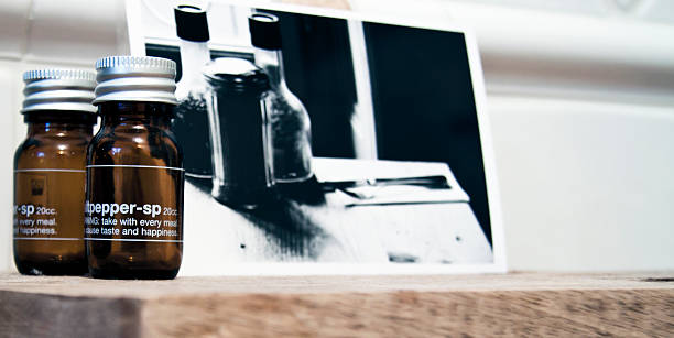 istock Salt and pepper next to a B&W photo. 153698020